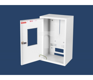 Szafka licznikowa natynkowa/podtynkowa (uniwersalna) 3-licznikowa 3-fazowe IP30 115mm RU-3L Z O/E