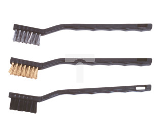 Szczotki druciane 180 mm miedź/stal/nylon 3 szt. 14A618