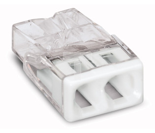 Szybkozłączka 2x 0,5-2,5mm2 transparentna 2273-202 /100szt./