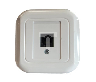 TOPAZ Gniazdo komputerowe RJ45 kat.5e krone LSA+ białe GTP-12T