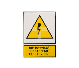 Tabliczka /znak ostrzegawczy/ TZO 105X148S /N.D.U.E./ E04TZ-01011130100 /10szt./