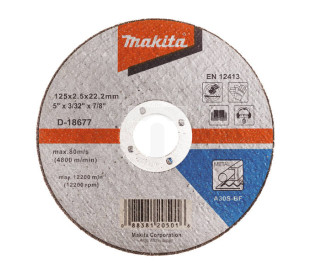 Tarcza tnąca (płaska) do metalu 125x2,5mm A30S D-18677