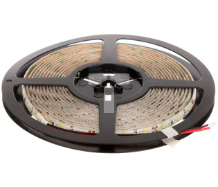 Taśma Flash 2835, 300 LED zimny biały, 30W, wodoodporna 8mm, Rolka 5m, 12V