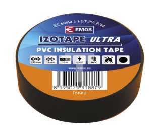 Taśma izolacyjna 19mm x 10m PCV czarna F61912 /10szt./