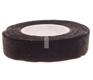 Taśma izolacyjna 19mm x 10m tekstylna /parciana/ czarna F6910