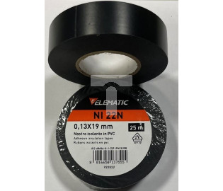 Taśma izolacyjna 19x0,13mm 25m czarna EMNI22N