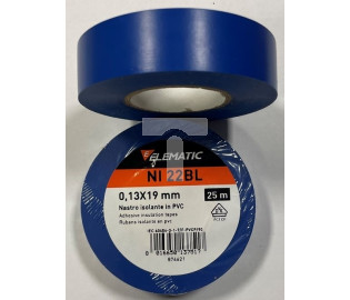 Taśma izolacyjna 19x0,13mm 25m niebieska EMNI22BL