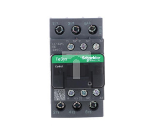 TeSys Deca Stycznik mocy 25A 3P 24V DC 1Z 1R LC1D25BD