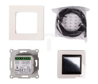 Termostat DEVIreg Touch 230V 16A 5-45C IP21 biały 140F1064