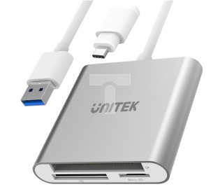 UNITEK Czytnik kart pamięci SD / MicroSD na USB 3.0 A (wtyk)
