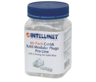 WTYK RJ45 8P/8C UTP Cat6A NA DRUT, SŁOIK 80SZT