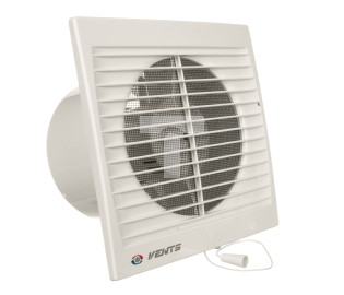 Wentylator domowy fi 125 230V 16W 180m3/h 35dB ścienny z wyłącznikiem sznurkowym (STYL WP) 125SV