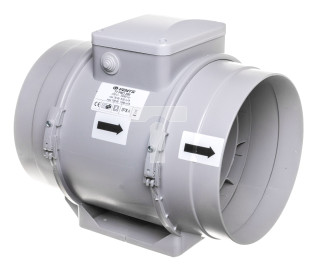 Wentylator kanałowy fi 200 230V 108W 1040m3/h 52dB o przepływie mieszanym TTPRO200