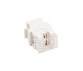 Wkład gniazda komputerowego pojedynczy RJ45 kat.6 nieekranowany MOLEX biały MRJ456