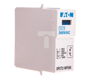 Wkład ogranicznika przepięć C Typ 2 Typ 2 30kA 260V AC NPE SPCT2-NPE60 167617