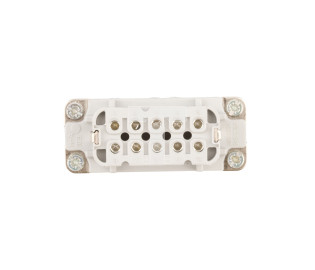 Wkład złącza 10P+PE żeński 16A 250V EPIC H-A 10 BS 10441100