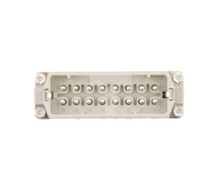 Wkład złącza 16P+PE męski 16A 250V EPIC H-A 16 SS 10530000