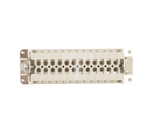 Wkład złącza 24P+PE żeński 16A 500V EPIC H-BE 24 BS 10197000
