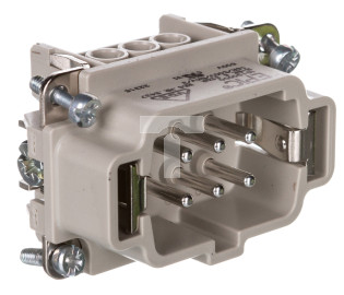 Wkład złącza 6P+PE męski 16A 500V EPIC H-BE 6 SS 10190000