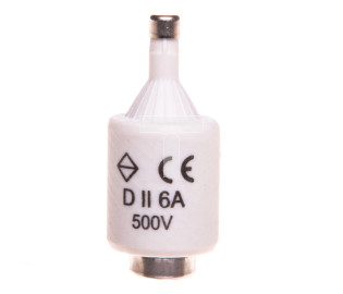 Wkładka bezpiecznikowa BiWts 6A DII gF 500V LE27F06