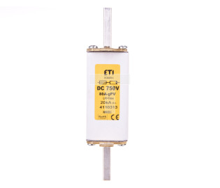 Wkładka bezpiecznikowa NH0 80A gPV 750V DC 004110313