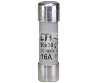 Wkładka bezpiecznikowa cylindryczna PV 10x38mm 16A gPV 1000V DC CH10 002625081