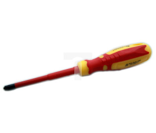 Wkrętak płasko-krzyżowy, PZ2/SL6 100 mm, 1000V, SLIM, CrMo