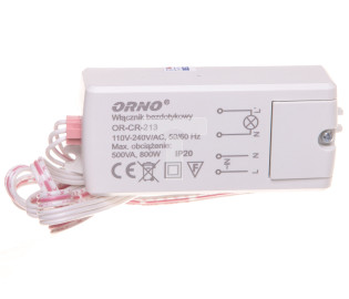 Włącznik bezdotykowy 5A 800W 110-240V AC OR-CR-213