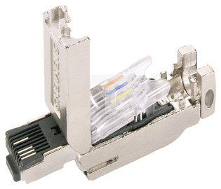 Wtyczka RJ45 2x2 kat.5 prosta w obudowie metalowej 6GK1901-1BB10-2AE0