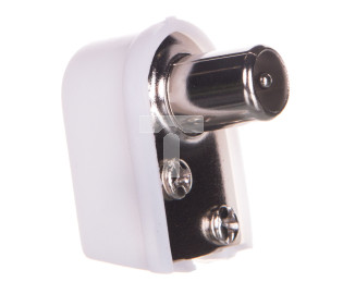 Wtyczka antenowa kątowa TV IEC 11502 /10szt./