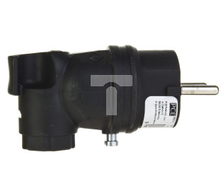 Wtyczka gumowa kątowa 10/16A 2P+Z 230V UNI-SCHUKO IP44 /guma-poliamid/ TAURUS 05821-s
