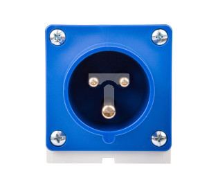 Wtyczka odbiornikowa 16A 3P 230V niebieska IP44 513-6