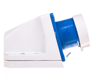 Wtyczka odbiornikowa z zatyczką 16A 3P 230V niebieska IP44 513-6t