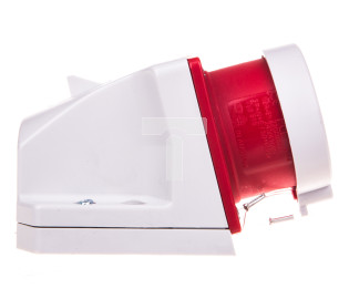 Wtyczka odbiornikowa z zatyczką 16A 5P 400V czerwona IP44 515-6t