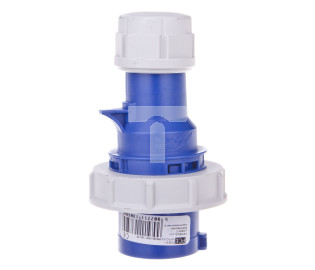 Wtyczka przenośna 16A 3P 230V niebieska IP67 SHARK 0132-6v