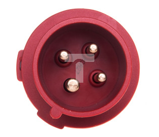 Wtyczka przenośna 16A 4P 6h 400V czerwona IP44 ProTOP 152A MEN152A