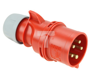 Wtyczka przenośna 32A 5P 400V czerwona IP44 SHARK 025-6