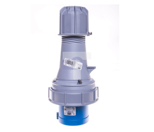 Wtyczka przenośna 63A 3P 230V niebieska IP67 POWER TWIST 033-6