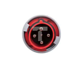 Wtyczka przenośna 63A 4P 400V czerwona IP67 POWER TWIST 034-6