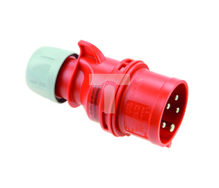 Wtyczka przenośna (zwrotnica faz) 32A 5P 400V czerwona IP44 TURBO SHARK 7025-6