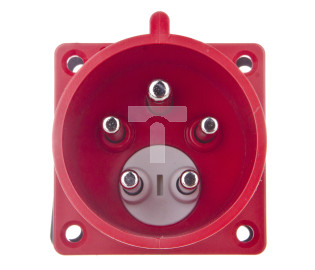 Wtyczka tablicowa (zwrotnica faz) 32A 5P 400V czerwona IP44 8625-6