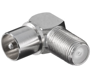 Wtyk - adapter kątowy F - IEC 12236