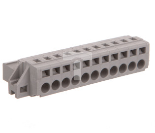 Wtyk MCS-MIDI Classic 11-biegunowy szary raster 5mm 231-611/019-000 /25szt./