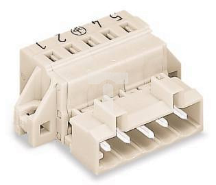 Wtyk MCS-MIDI Classic 8-biegunowy jasnoszary raster 5mm 721-608/019-000 /50szt./