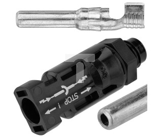 Wtyk panelowy MC4 złącze solarne Konektor na przewód 4-6mm2 Staubli Multi-Contact