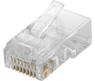 Wtyk teleinformatyczny RJ45 kat.6 UTP 93828 /10szt./
