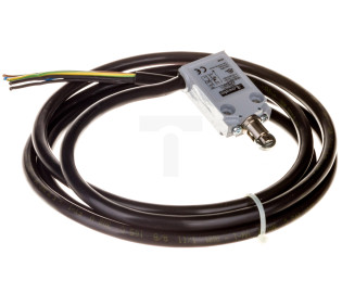 Wyłącznik krańcowy 1R 1Z migowy metal popychacz z rolką kabel 2m KPB2S11