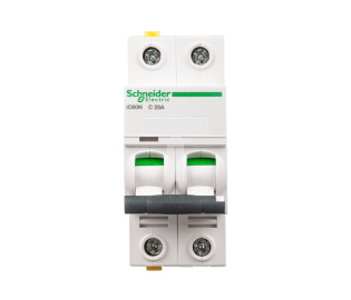 Wyłącznik nadprądowy 2P C 20A 6kA AC iC60N-C20-2 A9F04220