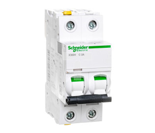 Wyłącznik nadprądowy 2P C 2A 10kA AC iC60H-C2-2 A9F07202