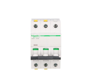 Wyłącznik nadprądowy 3P B 32A 6kA AC iC60N-B32-3 A9F03332